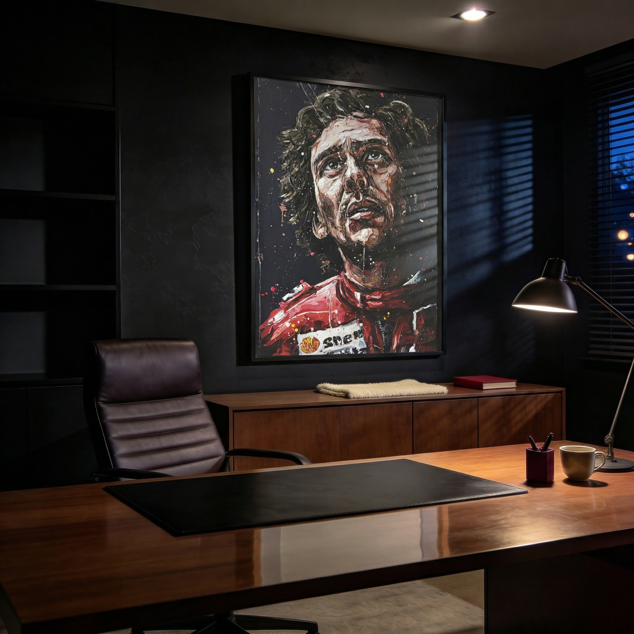 Quadro Decorativo Airton Senna Inspiração e Superação