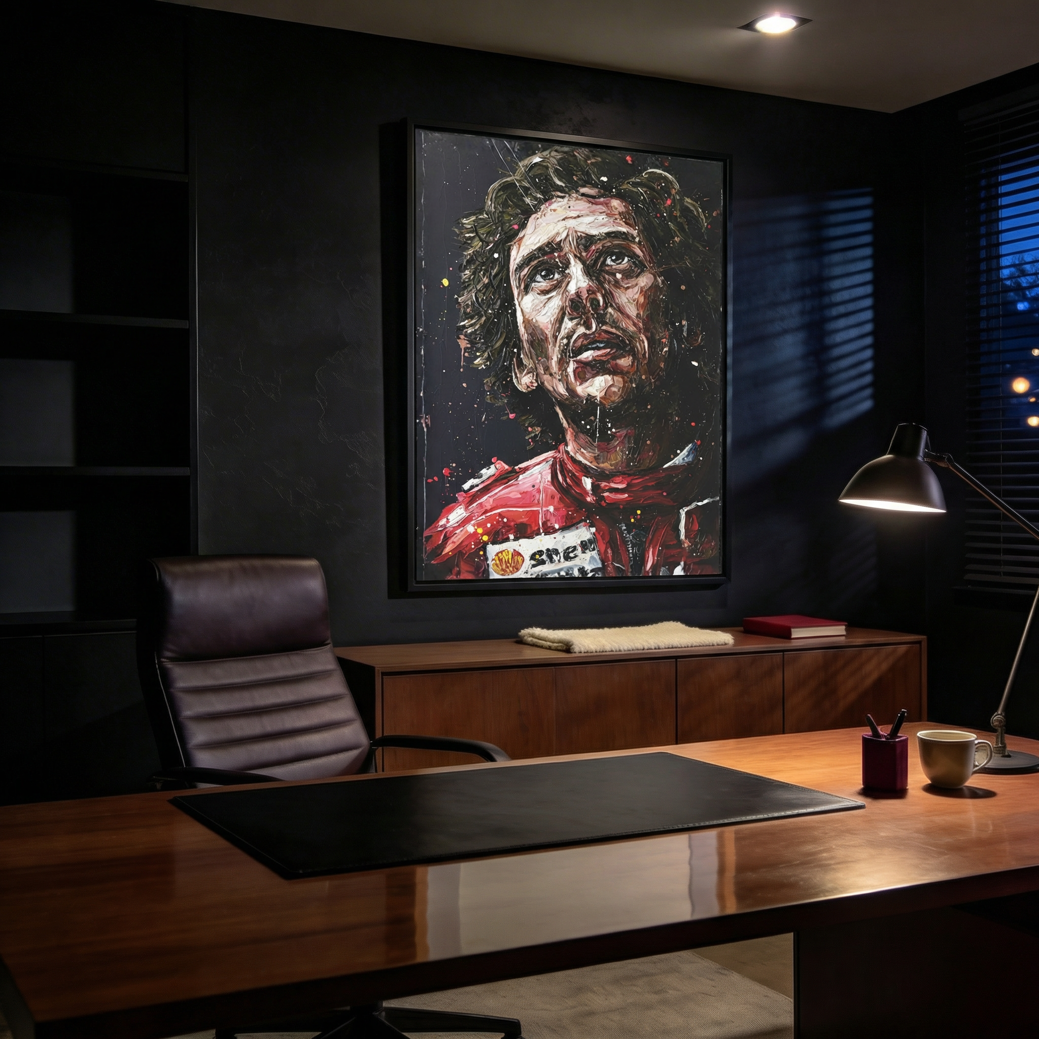 Quadro Decorativo Airton Senna Inspiração e Superação