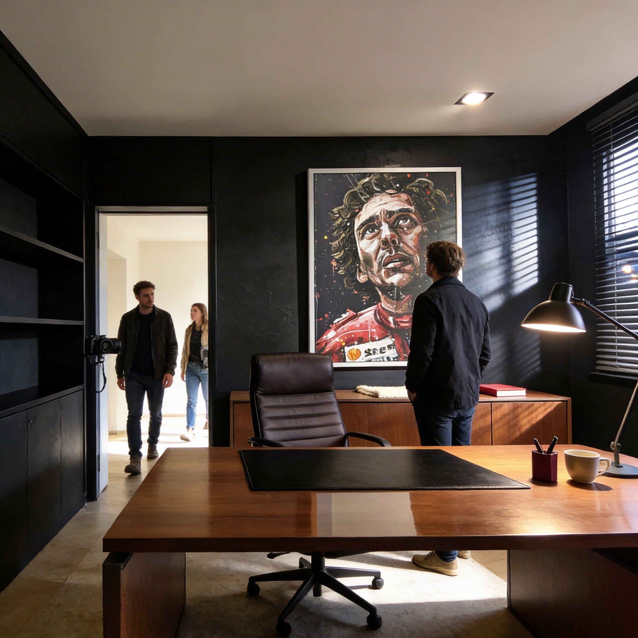 Quadro Decorativo Airton Senna Inspiração e Superação
