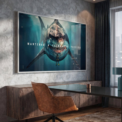 Quadro Decorativo Mantenha A Calma Sob Pressão